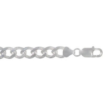 4.5mm Curb Chain, 7" - 28" Length, Sterling Silver